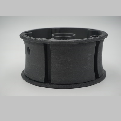 Black ABS material in FDM 3d printing